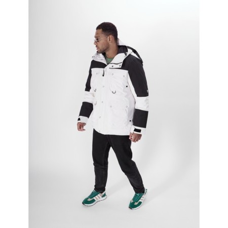 Ski jacket men's, size 48, white color-8