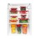 Oursson plastic container, red cover, 630 ml, rectangular