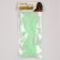 Carnival accessory - transparent gloves with a skirt, green color