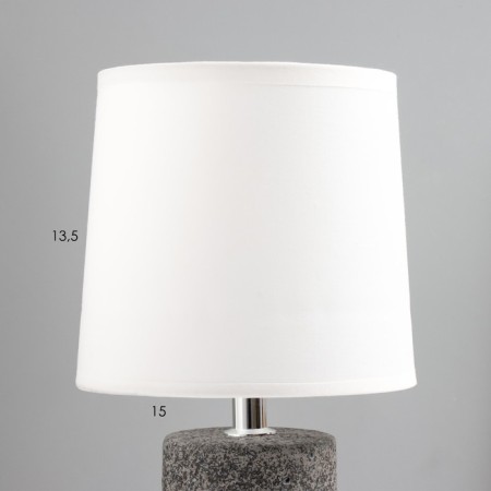 LAMI Table lamp E14 40W Gray 15x15x32 cm Risalux-3
