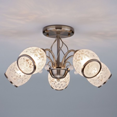 Gabriella 5x60W E27 Bronze Caus-1