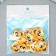 Button decorative tree "Smile Joy" 2.5x2.5 cm