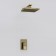 The shower system waserkraft a12610, built -in, tropical shower, color of light bronze