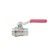 Ballic Aquasfera Euro 1001-07, 2 1/2 ", PN 14, internal thread, lever, brass, nickel