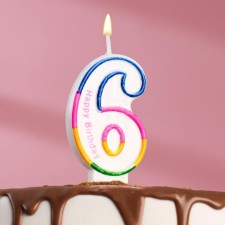 Candle for cake the number 