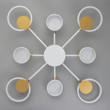Causteen with PDU 2301/8WT LED 160W 3000-6000k white 93x93x8 cm Bayerlux-8