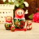 Matryoshka "God's cow", red scarf, 5 puppet, 9-11 cm