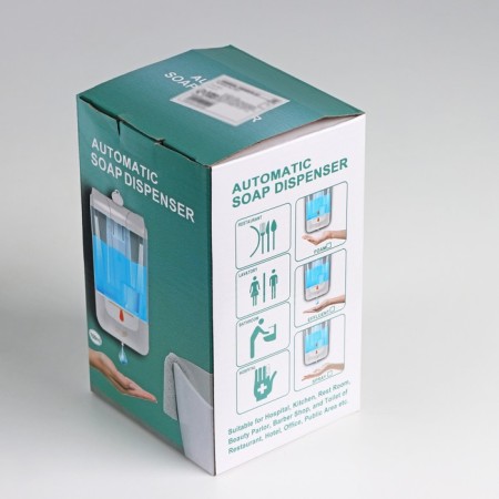 Dispenser for antiseptic/liquid soap, 700 ml, sensory, plastic, white color-9
