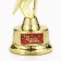 The award figure "You are the best", gold, plastic, 21.5 x 7.5 cm