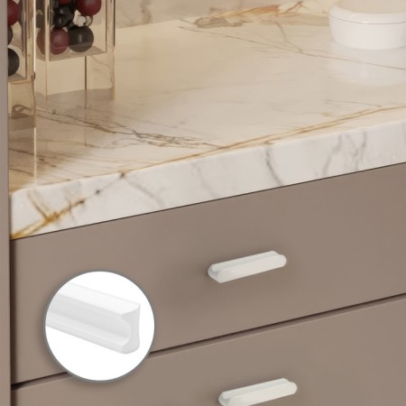 Cappio RSC022, aluminum, m/o 64 mm, white, white color