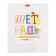 Notebook of 18 sheets in the line "School objects", cover coated cardboard, rounded corners, 5V, mix