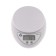 Kitchen Libra Luazon LVK-501, electronic, up to 5 kg, white