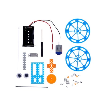 Electronic designer - Robotics "Funny robots", 3 models, on batteries-18