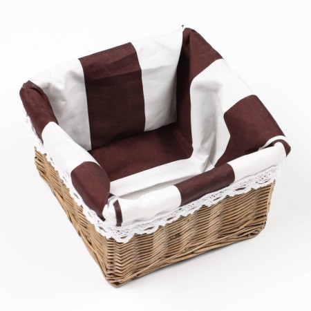 Wicker basket, gray-2