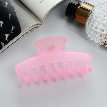 Hair crab "Frida" matte classic, 10 cm, mix