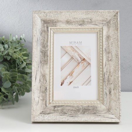 Photo frame Plastic "Mira" 10x15 cm, 674463-4, (plastic screen)