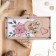 Wooden envelope "On the wedding day!" Rose, 16 x 8 cm