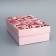 The box is folding, the lid is “wishing happiness”, 24 x 17 x 8 cm without a window