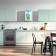 Gas column Ballu Gwh 10 Fiery Glass Lime, 20 kW, wall, white