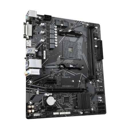 Gigabyte A520M H, AM4, A520, 2XDDR4, DVI, HDMI, MATX MATX.-1