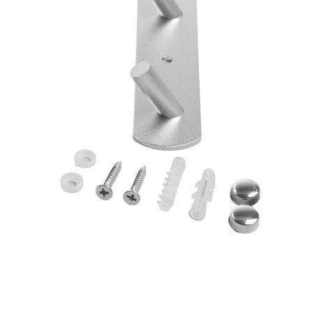 Cappio CVT001 hanger, metallic, three -horn, matte chromium color-5