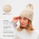 Women's hat Minaku "Truffel" color beige, size 54-56