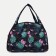 Road bag with lightning, black/green color