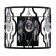 Bra "Algero", 2x40W E14, black color, silver