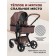 Stroller transformer Farfello Aimile Original Autumn AA-7, chocolate color