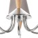Brussels chandelier 5x60W e14 chrome 58x58x85 cm Bayerlux