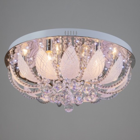 Люстра 55721/600 CR хром 8х40Вт E14 LED ПДУ 60х60х27см-1