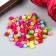 Beads for creativity plastic "Color Micenics" set of 150 pcs 0.4x0.9x0.9 cm