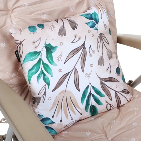 Swess chair, mattress + pillow, sand color-8