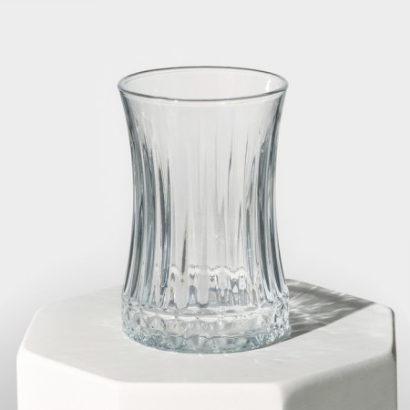 Elysia glass set for tea, 12 items: a glass of 200 ml, 6 pcs, a saucer d = 13 cm, 6 pcs-3
