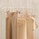 Monnector Organizer for belts and scarves multi -level LADOOM Laconique, 11.5 × 23 × 1.1 cm, pink color