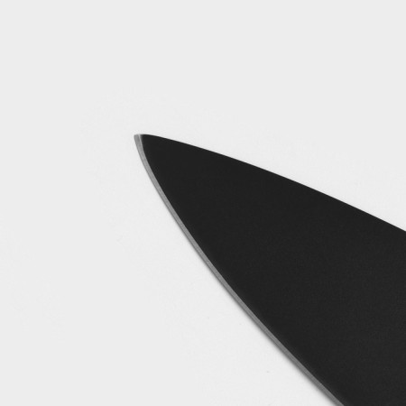 Knife chef kitchen magistro vantablack, blade length is 17.8 cm, black color is black-2