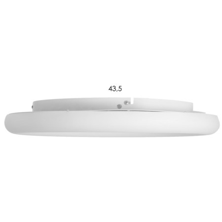 Lamp "Feat" LED 116W white 50x50x8 cm-4