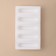 Form for mousse desserts and baking konfinetta "eclair", 30 × 17 × 3 cm, 5 cells (14.5 × 4.5 cm), white color