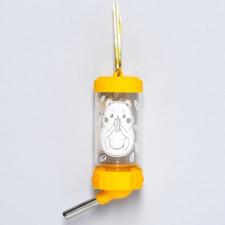 Drill for rodents "hamster" 80 ml, 9x4.5 cm, mix of flowers-4