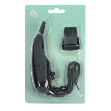 USB vacuum cleaner Luazon MR-01, for PC, with nozzles, USB, black-5