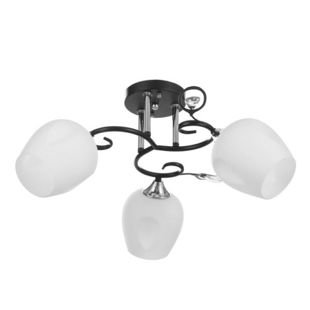 Ceiling Ceiling Maggie 3HE27 40W Black, Chrome