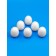 Set of blanks made of foam, egg, 7 cm, 6 pcs