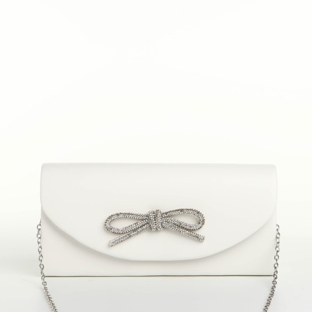 Female bag on a magnet, white color