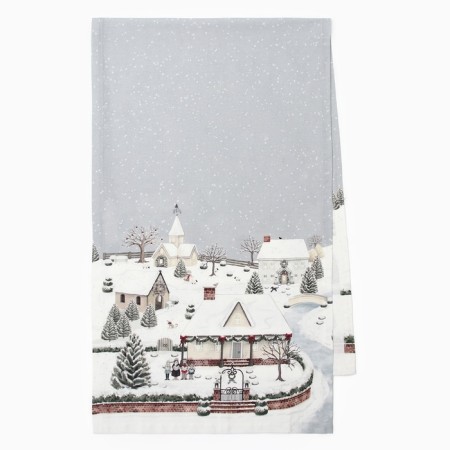 New Year. Driving Ethel "Winter Village" 40x149 cm, 100% hl, sarzha 190 g/m2-1