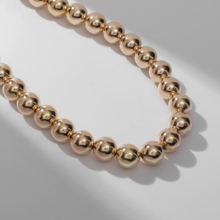 Beads "Classic" are large, color gold, 40 cm-2