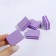 Buffs sandpaper for nails, set 50 pcs, bilateral, 3.5 × 2.5 cm, purple color
