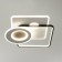 Causteen with PDD "Squares" LED 160W black and white 48x48x6.5 cm Bayerlux
