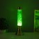 Lava-lamp "cylinder" 1x30W E14-R39 (sparkles) green 12x12x37cm