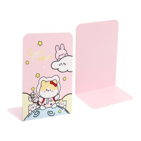Book stands "animals", 2 pieces, pink
