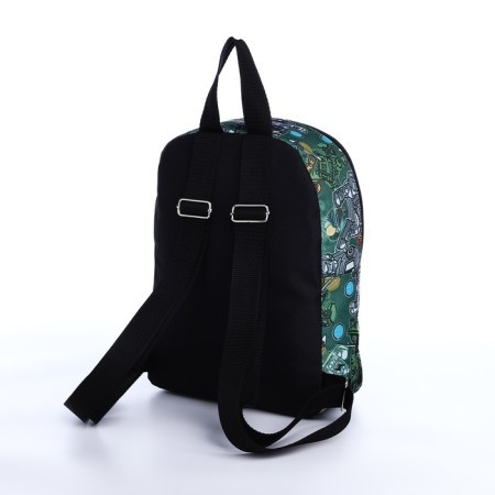 Baby backpack on lightning, green color-3